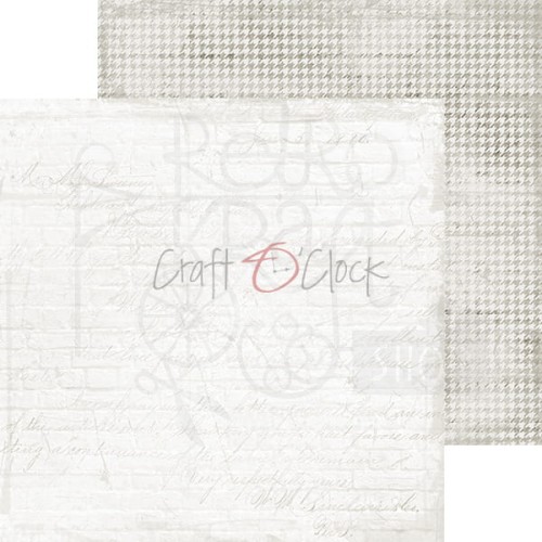 Zestaw papierów 15x15 Basic 10 Light Gray Mood CC-ZM-BC10 Craft O'Clock