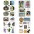 Naklejki do scrapbookingu i art journalingu w albumie 3 - 20 stron - ok 160 naklejek