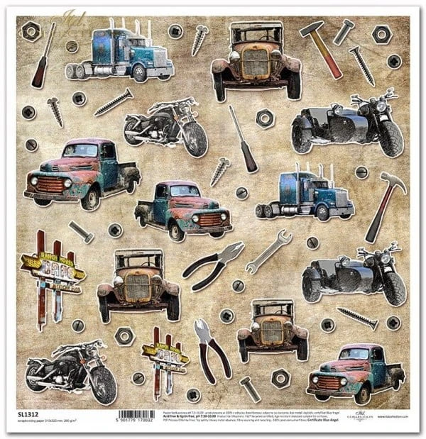 Papier 30x30 Legendary Route 66 SL1312 ITD Collection