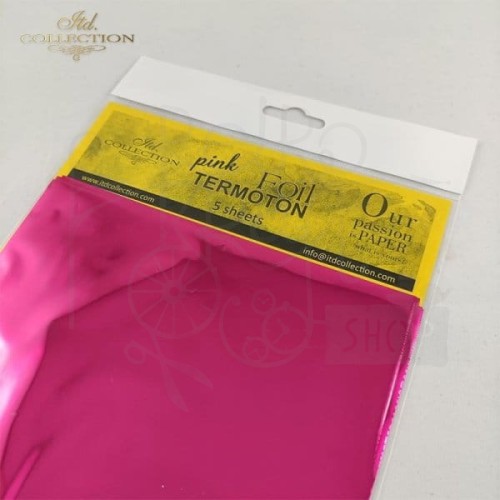 Folia metaliczna Termoton mocny róż ITD Collection