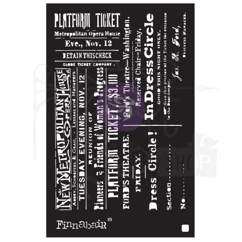 Szablon maska 15x28 Theater Night 969776 Finnabair Prima