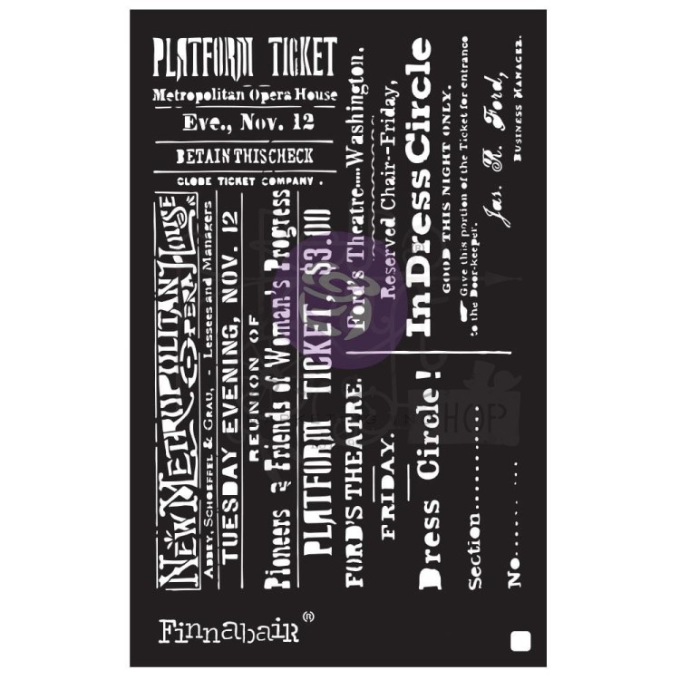 Szablon maska 15x28 Theater Night 969776 Finnabair Prima