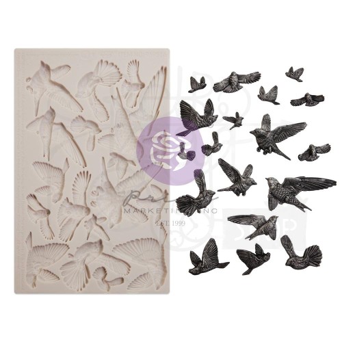 Foremka silikonowa 20x13 Flocking Birds 969516 Finnabair Prima
