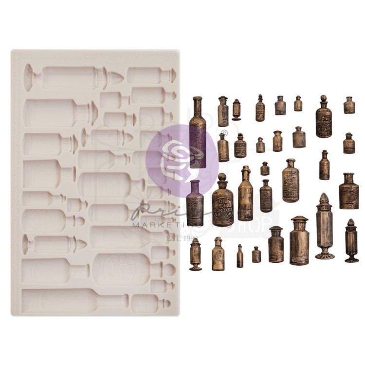 Foremka silikonowa 20x13 Apothecary Bottles 969486 Finnabair Prima