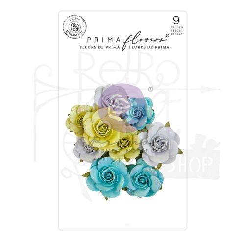 Kwiaty kwiatki papierowe Harmony 9szt 664541 Prima