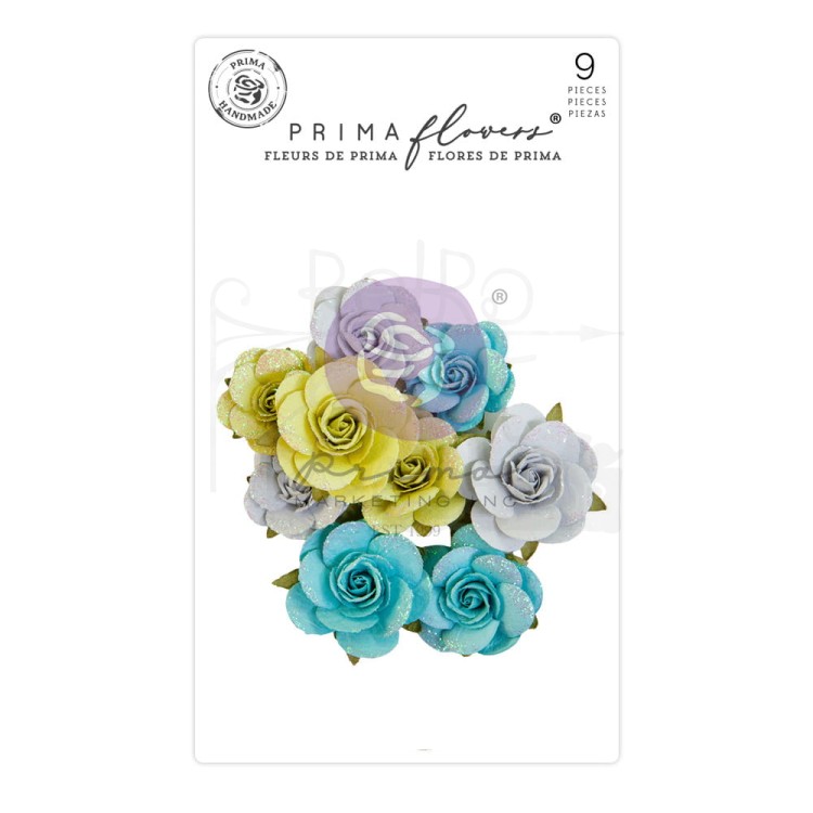 Kwiaty kwiatki papierowe Harmony 9szt 664541 Prima
