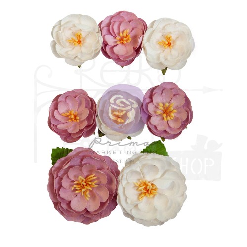 Kwiaty kwiatki papierowe Sweet Lullaby 9szt 664435