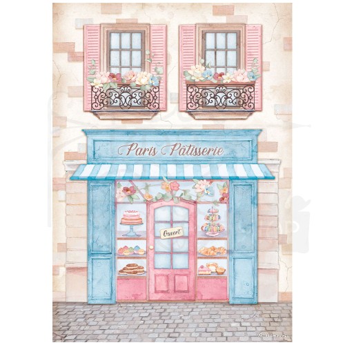 Papier ryżowy A4 Oh La La Patisserie DFSA4761 Stamperia
