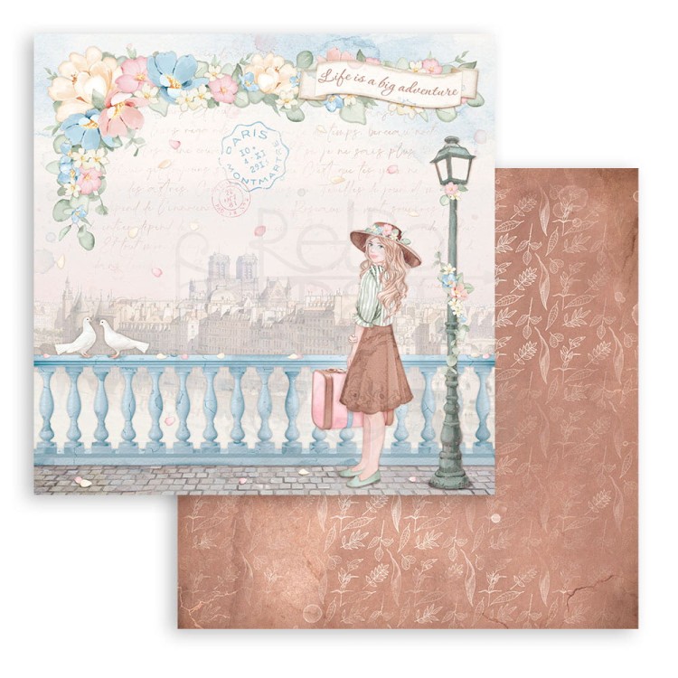 Zestaw papierów 20x20 Oh La La SBBS82 Stamperia