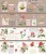 Naklejki do scrapbookingu i art journalingu foliowe i papierowe - kwiaty - 4 arkusze
