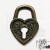 Ozdoba metalowa Kłódka Padlock 3 STE Mitform