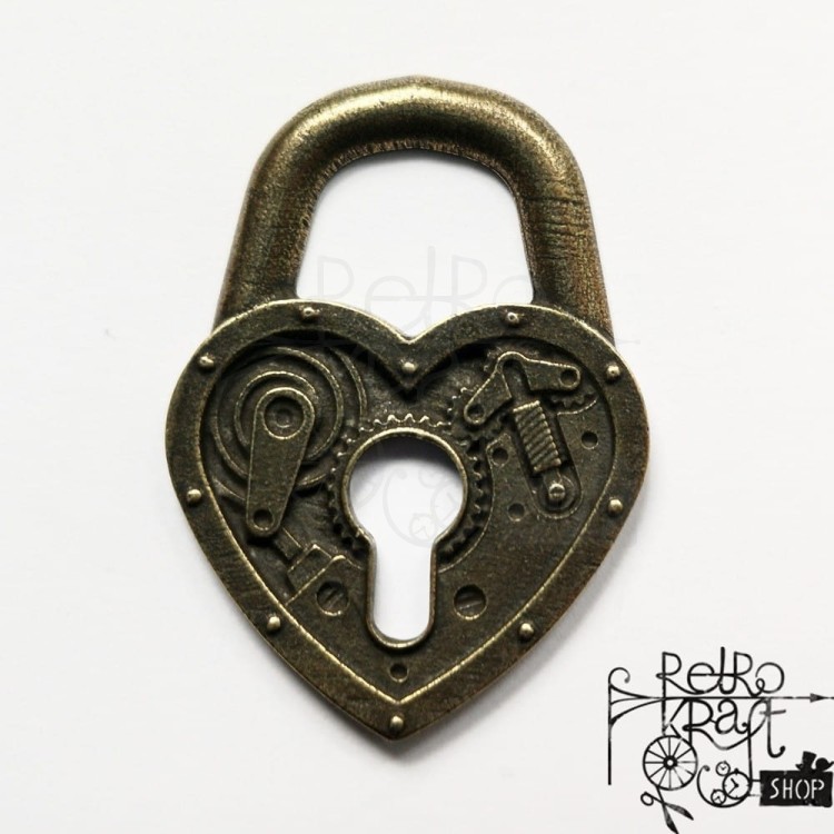 Ozdoba metalowa Kłódka Padlock 3 STE Mitform