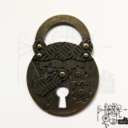 Ozdoba metalowa Kłódka Padlock 4 STE Mitform