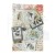 Naklejki do scrapbookingu i art journalingu - znaczki pocztowe - ptaki - 46szt