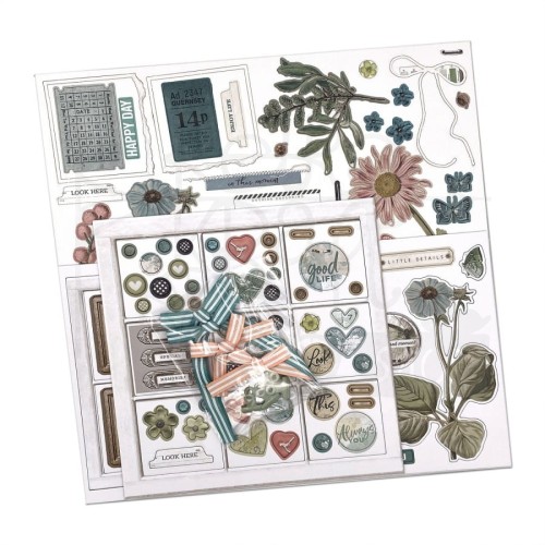 Zestaw Ultimate Page Kit Vintage Artistry Tranquility VAT39692 49 and Market