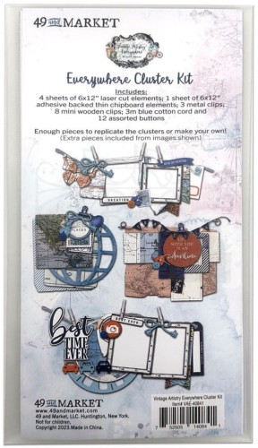 Zestaw Cluster Kit Vintage Artistry Everywhere VAE40841 49 and Market