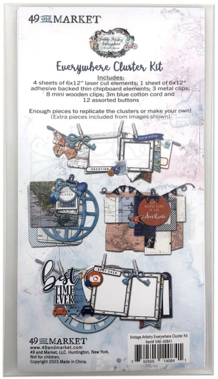 Zestaw Cluster Kit Vintage Artistry Everywhere VAE40841 49 and Market