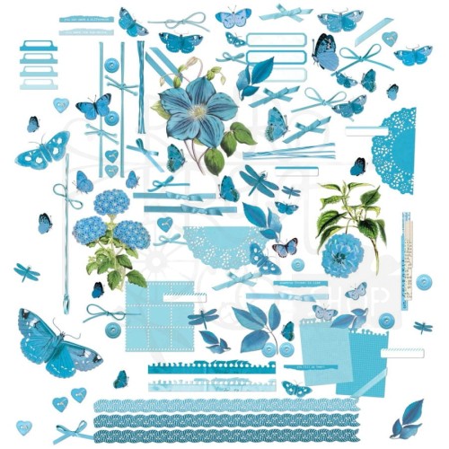 Zestaw Die cuts Color Swatch Ocean 112 elementów CSO41275 49 and Market