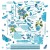 Zestaw Die cuts Color Swatch Ocean 112 elementów CSO41275 49 and Market
