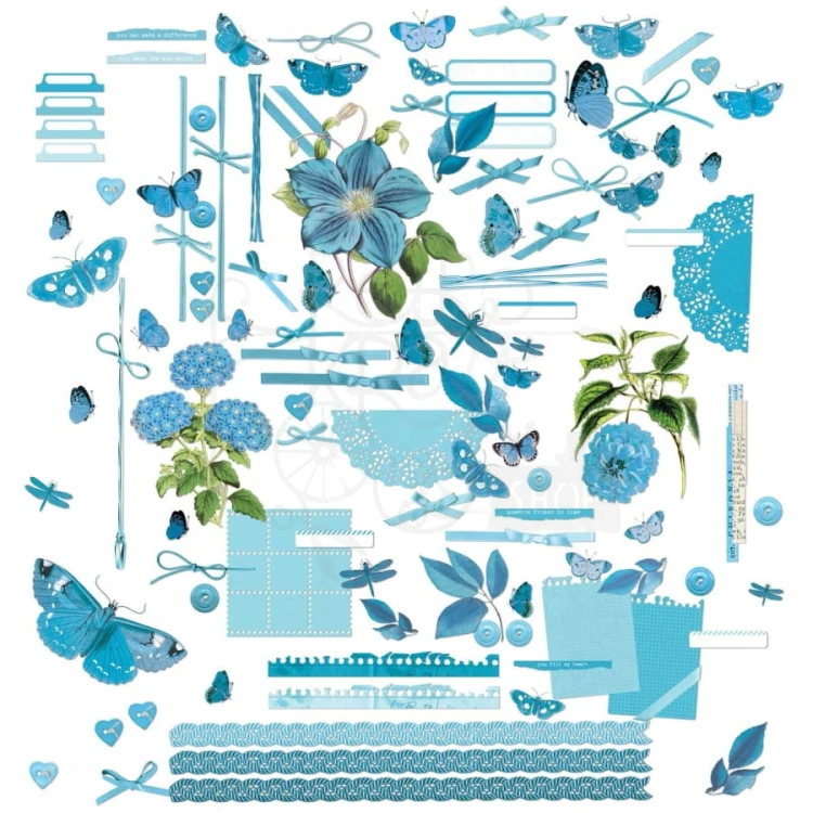 Zestaw Die cuts Color Swatch Ocean 112 elementów CSO41275 49 and Market