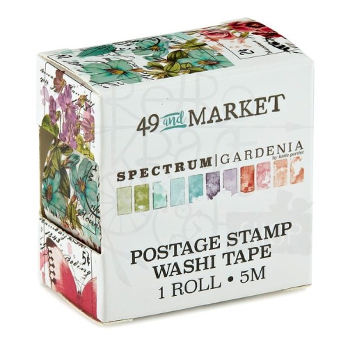 Taśma washi tape Postage Stamp znaczki pocztowe SG41015 49 and Market