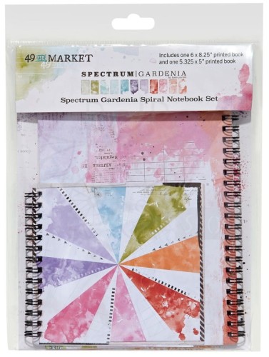 Zestaw Spiral Notebook Set Spectrum Gardenia - notesy spiralne 2szt SG23800 49 and Market