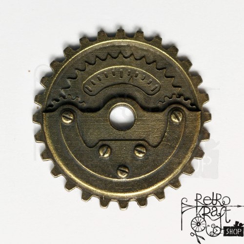Ozdoba metalowa Zębatka złożenie Gear assembly 1 STE Mitform