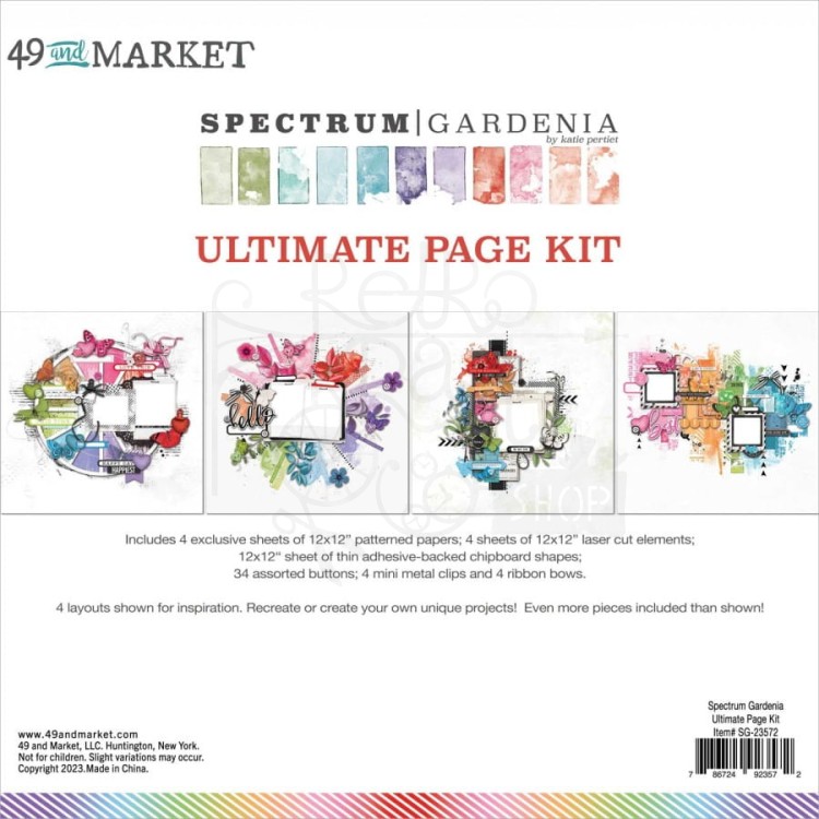 Zestaw Ultimate Page Kit Spectrum Gardenia SG23572 49 and Market