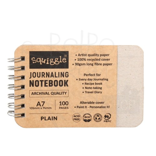 Notes Journaling Note Book Plain A7 100 stron CR90666 Little Birdie