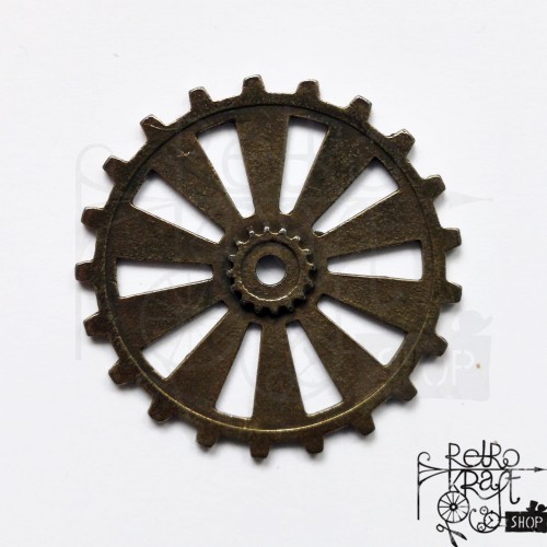 Ozdoba metalowa Zębatka złożenie Gear assembly 3 STE Mitform