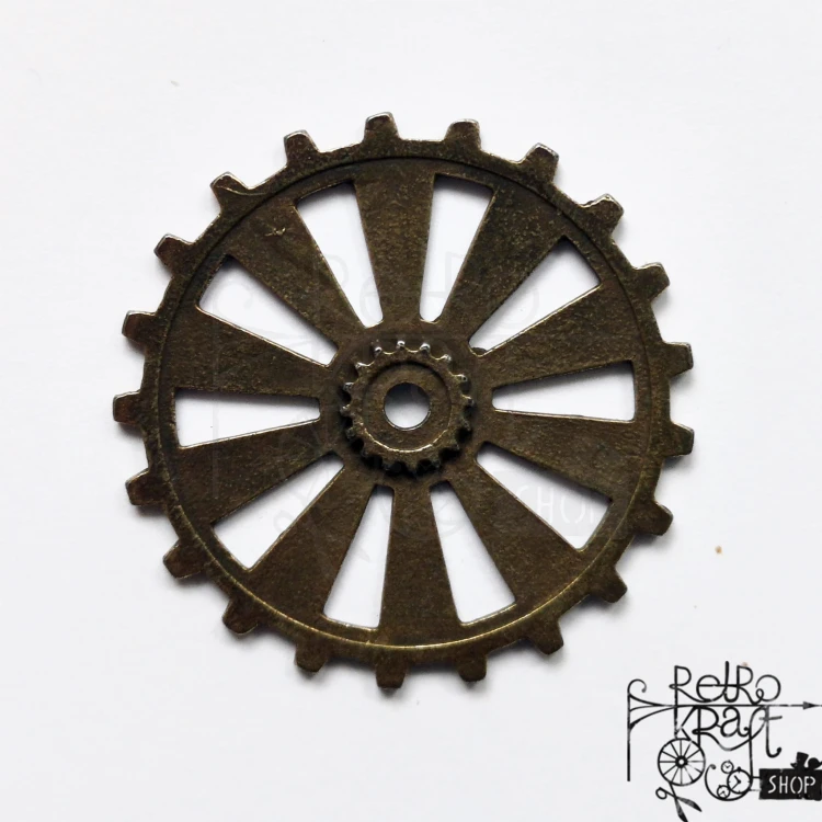Ozdoba metalowa Zębatka złożenie Gear assembly 3 STE Mitform
