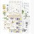 Rub-on transfer 15x20cm Curators Botanical 6 arkuszy CB35809 49 and Market
