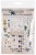 Rub-on transfer 15x20cm Curators Botanical 6 arkuszy CB35809 49 and Market