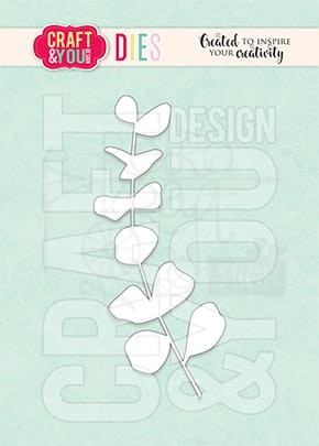 Wykrojnik Eucalypthus twig Gałązka eukaliptusa CW130 Craft&amp;You Design