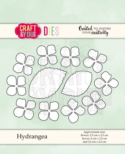 Wykrojnik Hydrangea Hortensja CW068 Craft&amp;You Design