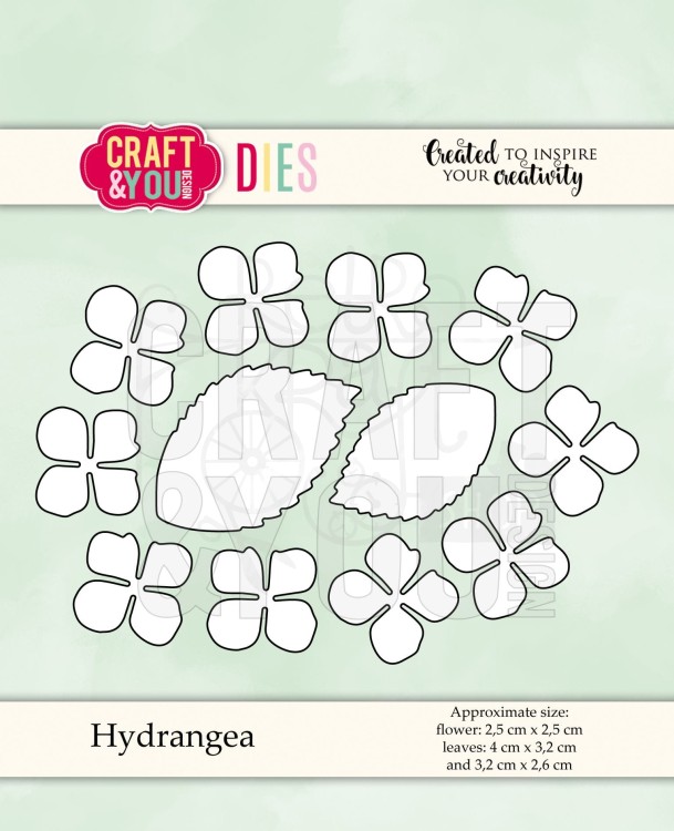 Wykrojnik Hydrangea Hortensja CW068 Craft&amp;You Design
