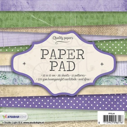 Zestaw papierów 15x15 Quality Papers 36 arkuszy PPSL44 StudioLight