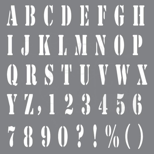 Szablon maska 15x15 Have Your Say ANDY53 Andy Skinner