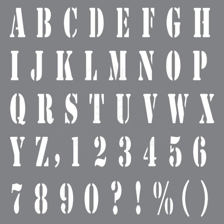 Szablon maska 15x15 Have Your Say ANDY53 Andy Skinner