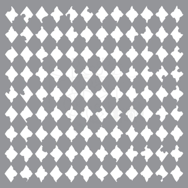 Szablon maska 30x30 Distressed Harlequin ADS03 Americana