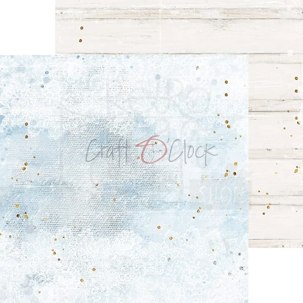 Zestaw papierów bazowych 20x20 Forever Blue CC-C56-FB-12 Craft O'Clock