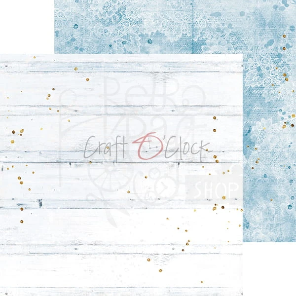 Zestaw papierów bazowych 20x20 Forever Blue CC-C56-FB-12 Craft O'Clock