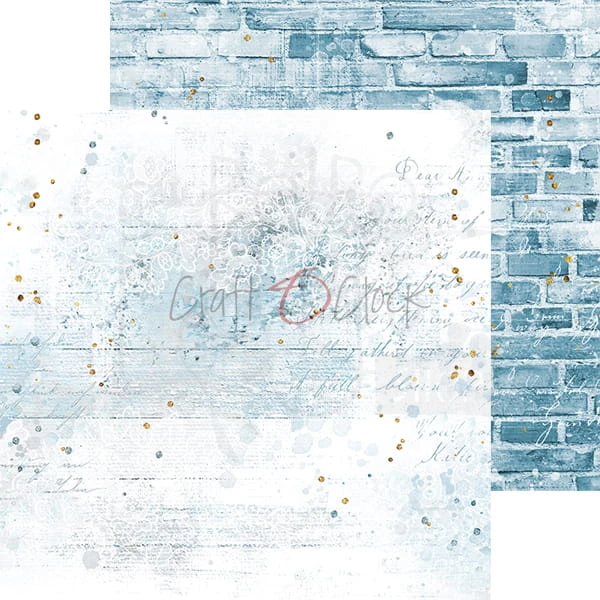 Zestaw papierów bazowych 20x20 Forever Blue CC-C56-FB-12 Craft O'Clock