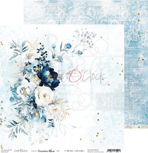 Zestaw papierów 30x30 Forever Blue CC-C56-FB-00 Craft O'Clock
