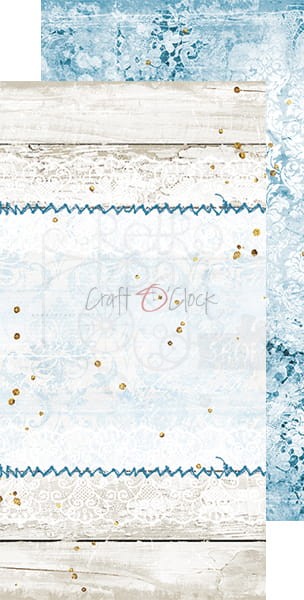Zestaw papierów bazowych 15x30 Forever Blue CC-C56-FB-09 Craft O'Clock