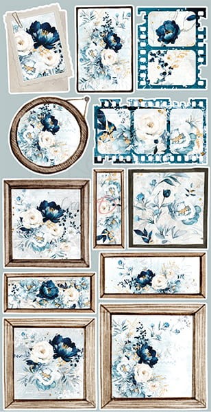 Zestaw dodatków 15x30 Forever Blue - Forever CC-C56-FB-11 Craft O'Clock
