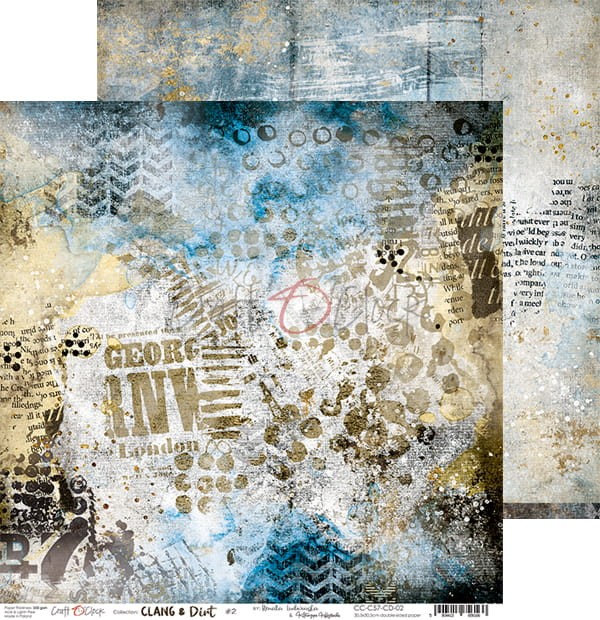 Zestaw papierów 30x30 Clang &amp; Dirt CC-C57-CD-00 Craft O'Clock