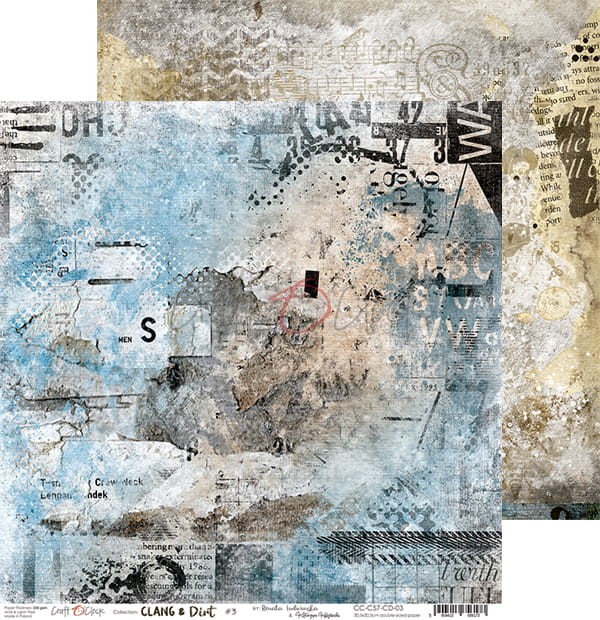 Zestaw papierów 30x30 Clang &amp; Dirt CC-C57-CD-00 Craft O'Clock
