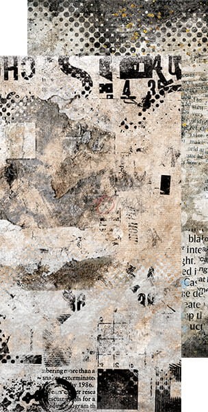 Zestaw papierów bazowych 15x30 Clang &amp; Dirt CC-C57-CD-09 Craft O'Clock