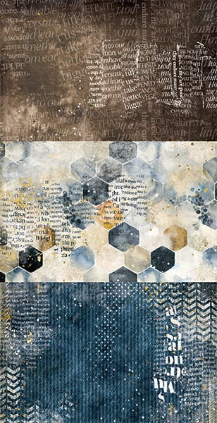 Zestaw papierów bazowych 15x30 Clang &amp; Dirt CC-C57-CD-09 Craft O'Clock
